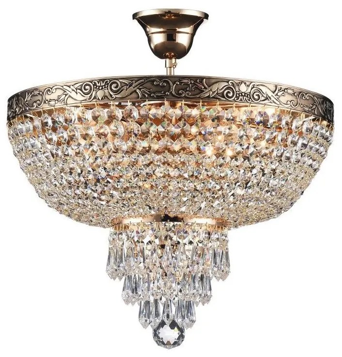 Maytoni DIA890-CL-05-G - Felületre szerelhető csillár PALACE 5xE27/60W/230V