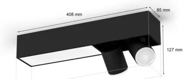 Philips LED RGBW Hue CENTRIS 2xGU10/4,2W + LED/11W dimmable spotlight