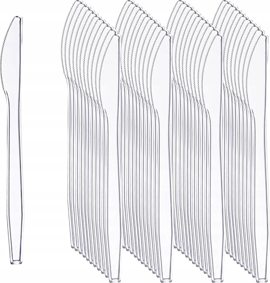 Eldobható Evőeszköz Kés Műanyag Erős 50db