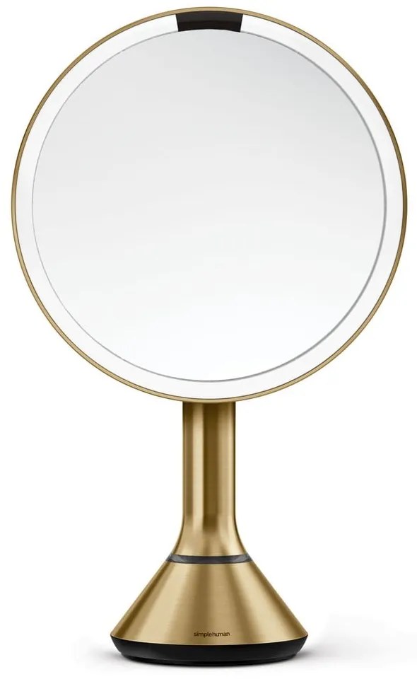 Kozmetikai tükör világítással-nagyítós (ötszörös) ø 20 cm Sensor – simplehuman