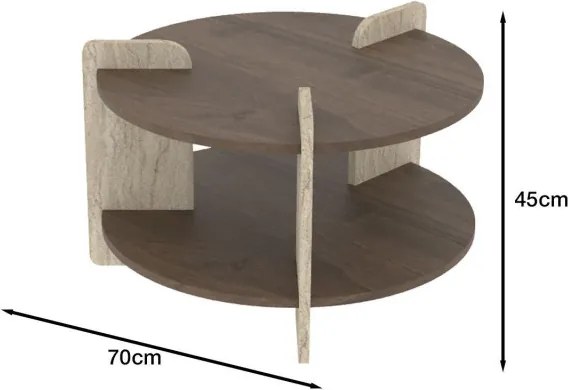 Oalla - Walnut, Travertine