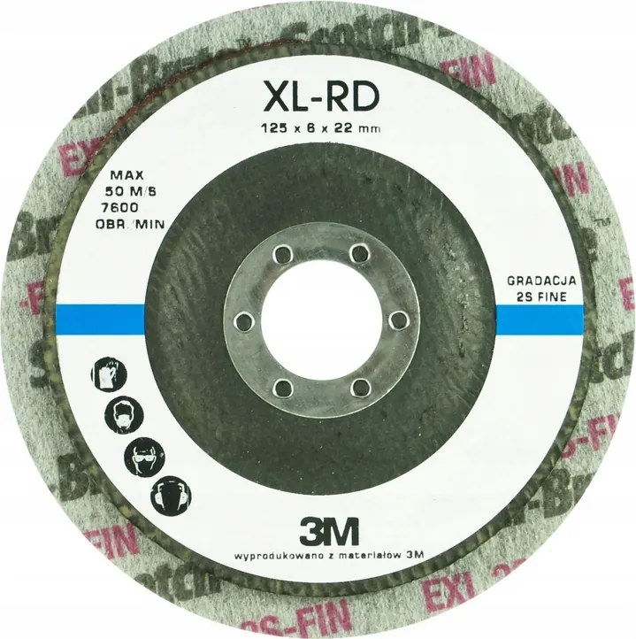 3M Xl-rd 2SFIN Lemez 126x6x22 Préselt Nem Szőtt Szövet