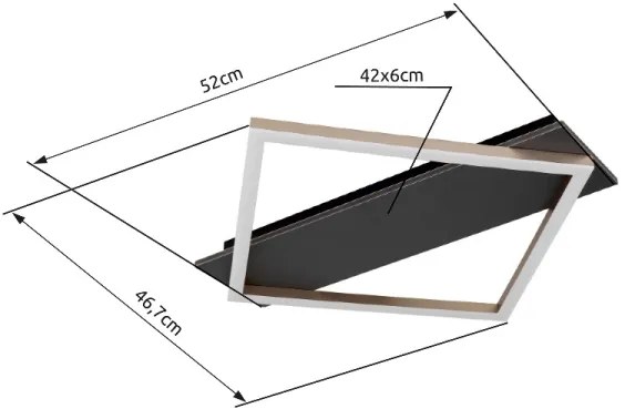 Globo 67330G-18 - LED Mennyezeti lámpa BEATRIX I LED/18W/230V