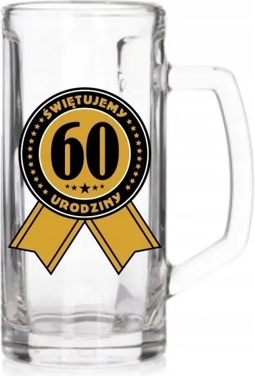 Üvegpohár 0,5L 60. Születésnapját Ünnepeljük