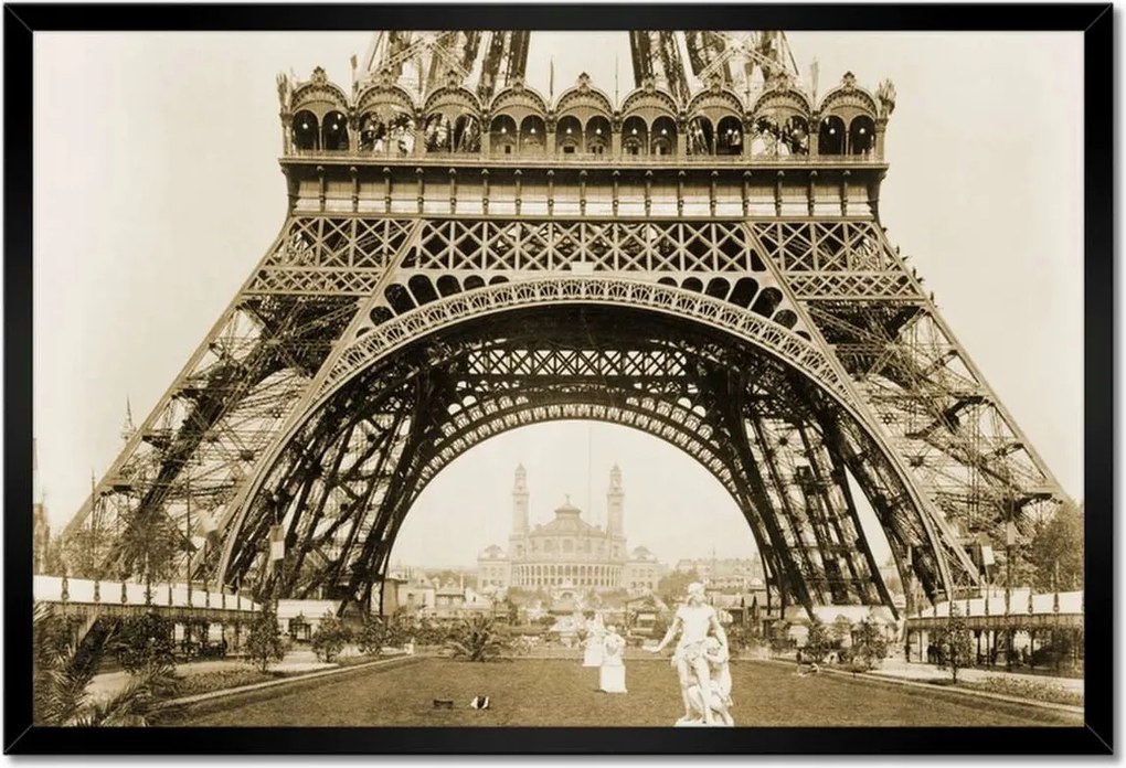 Poszterek keretben 60x40 Régi kép az Eiffel-toronyról