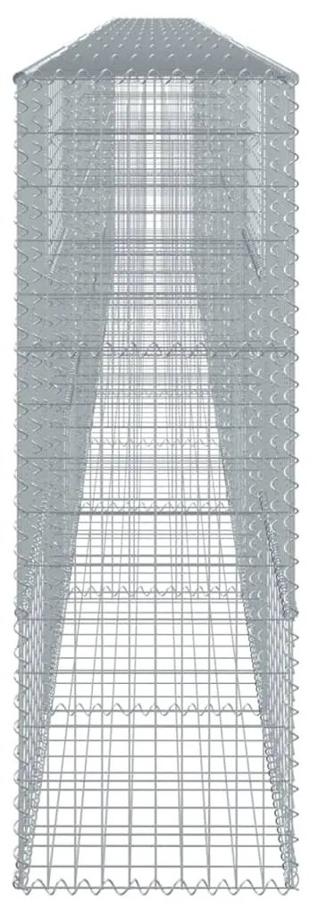 horganyzott vas gabion kosár fedéllel 1000 x 50 x 150 cm