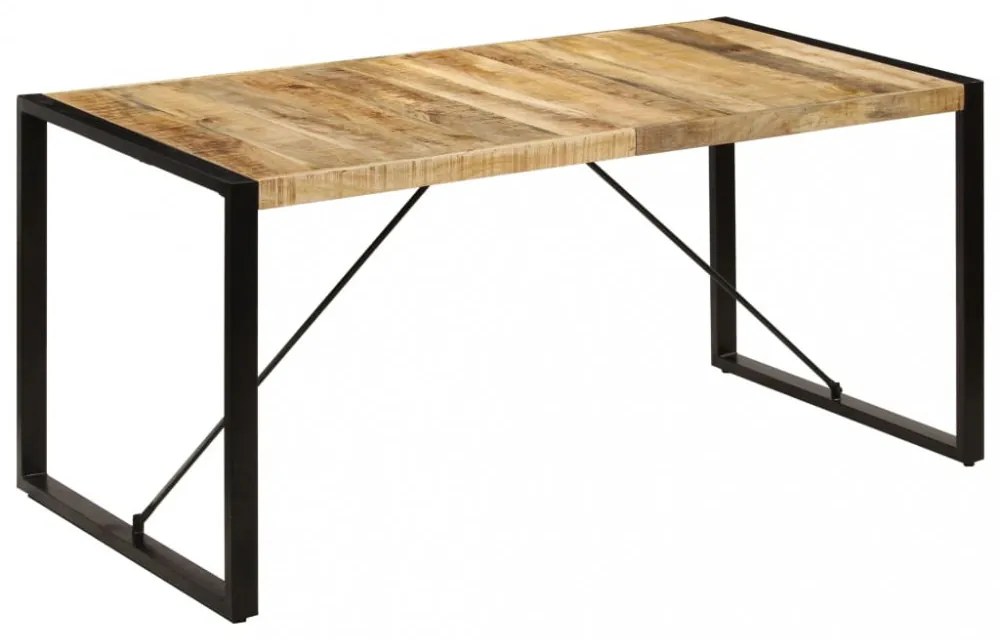 tömör mangófa étkezőasztal 160 x 80 x 75 cm
