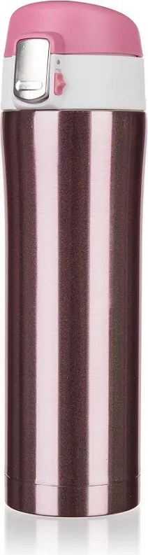 Thermo termosz modern Bodo metál rózsaszín 0,43l