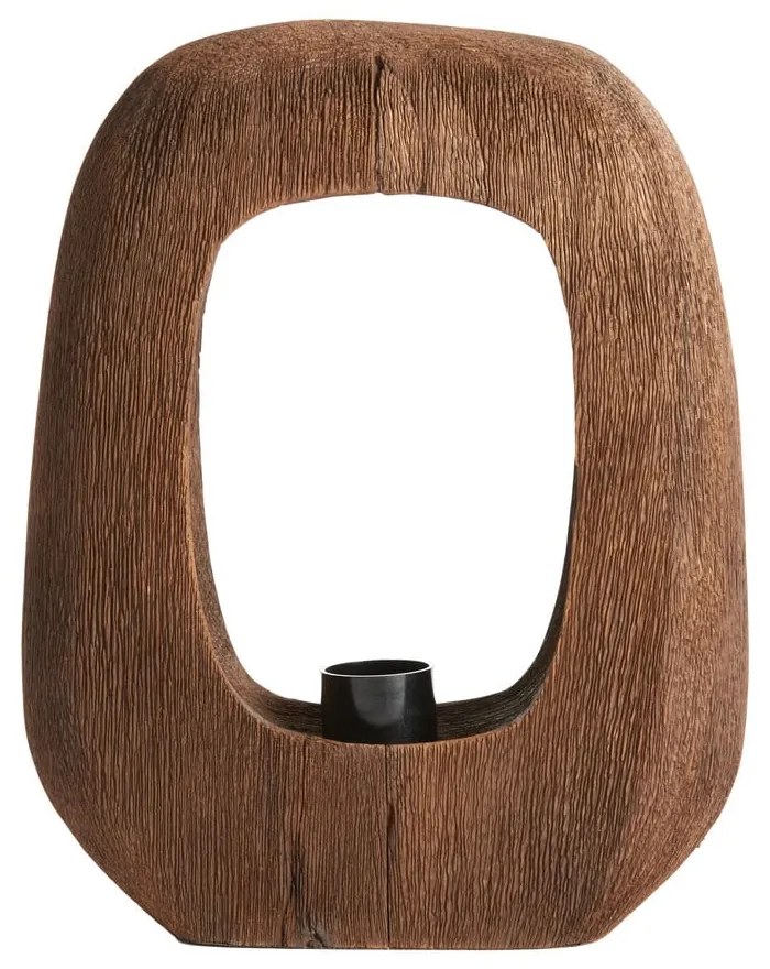 Barna asztali lámpa (magasság 30 cm) Kelafo – Light &amp; Living