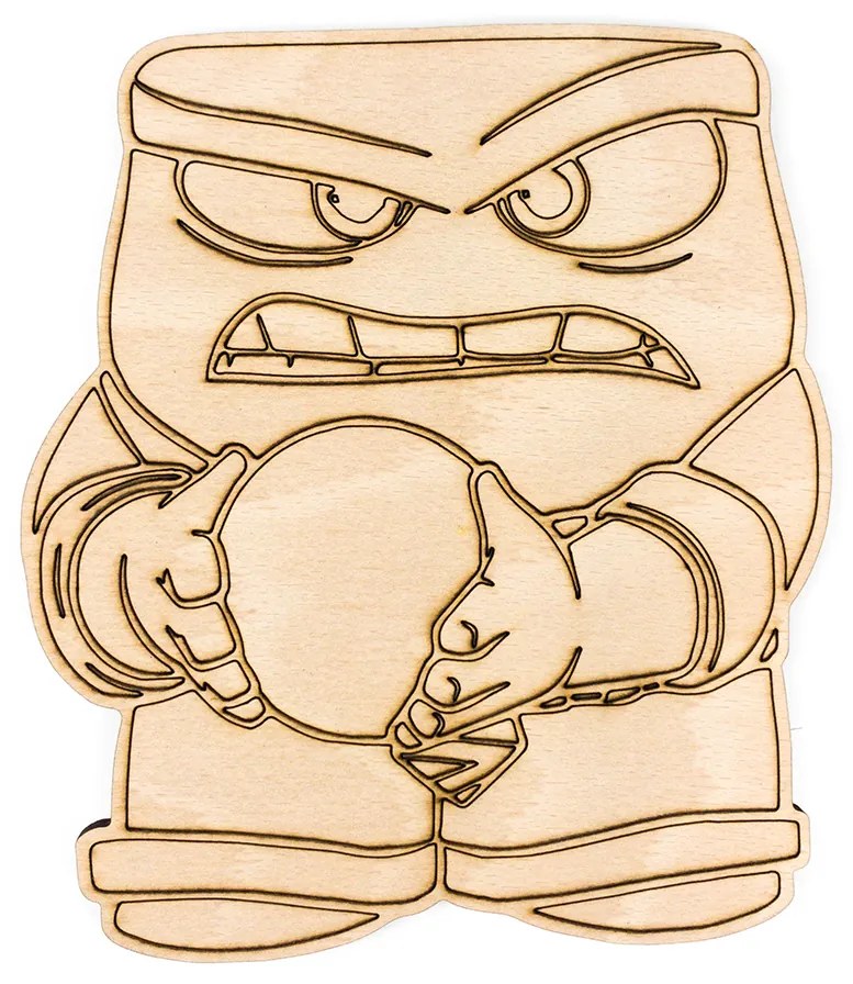 Vidám Fal Fából készült színezhető figurák Agymanók