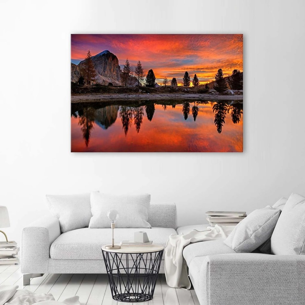 Gario Vászonkép Aurora borealis Méret: 100 x 70 cm