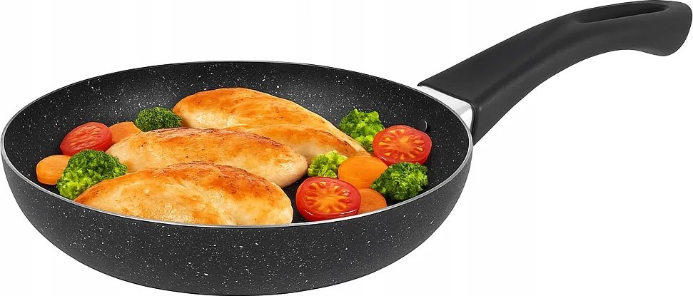Hagyományos Márvány Serpenyő 20CM Non Stick Tapadásmentes Indukciós Gáz