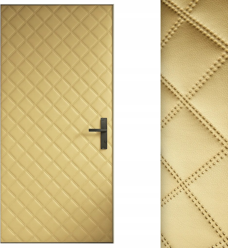 Világos arany 115x215 Ajtókárpit Tömítés Ajtó kárpit szárny