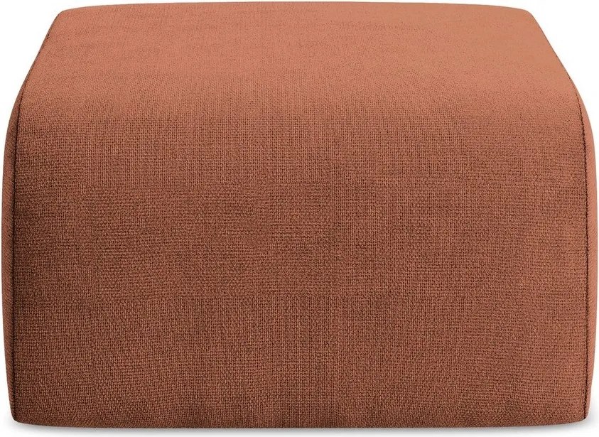 Terrakotta színű zsenília lábtartó Lani – Makamii