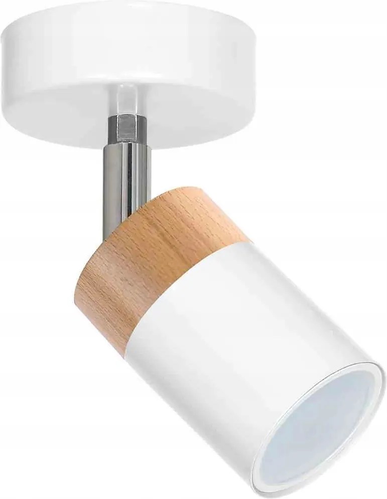 Joker fali lámpa 1xGU10 fehér/fa