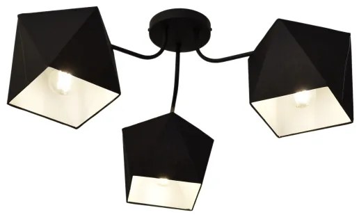 csillár ADAMANT 3xE27/15W/230V fekete