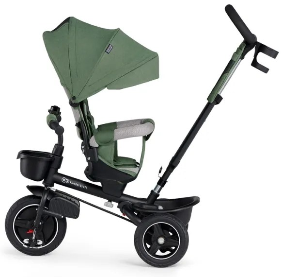 KINDERKRAFT SELECT - Gyermek tricikli SPINSTEP Premium zöld