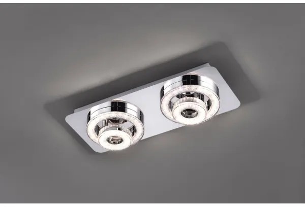 Leuchten Direkt 14521-17 - LED Mennyezeti lámpa TIM 2xLED/2,8W/230V + 2xLED/3,1W