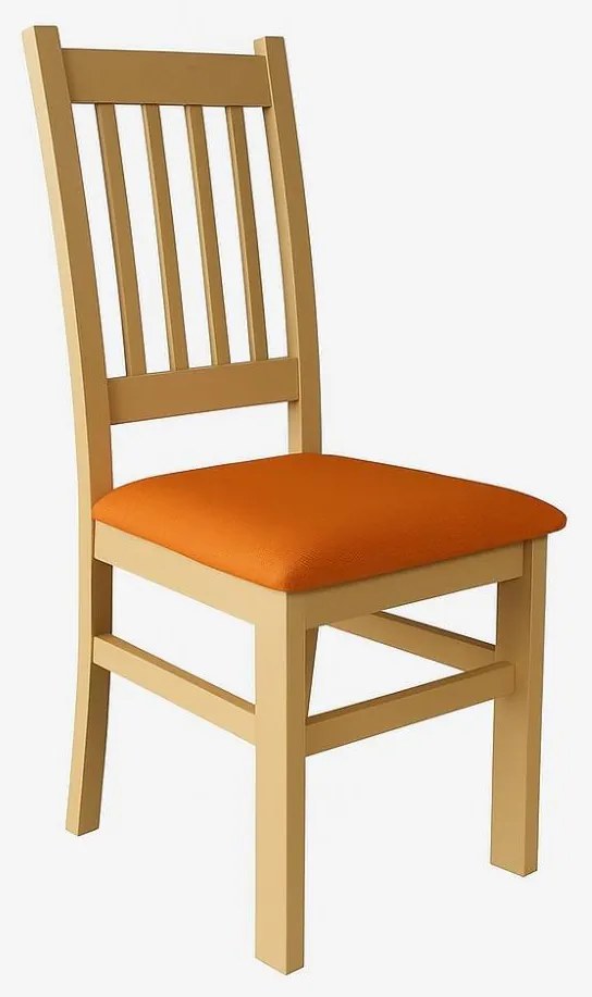 Étkezőszék SIMON tölgy/narancssárga