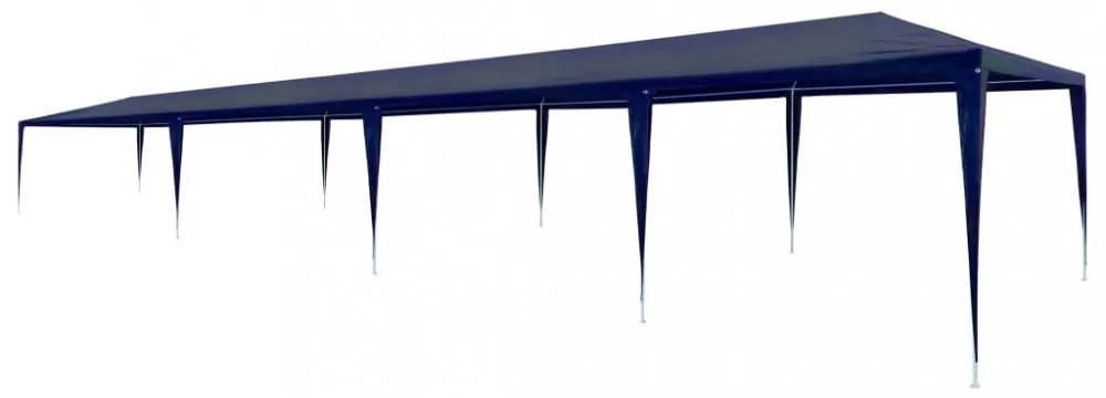 kék PE rendezvénysátor 3 x 12 m