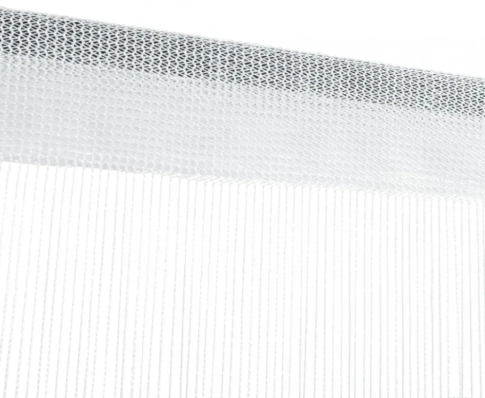 2 db fehér zsinórfüggöny 100 x 250 cm