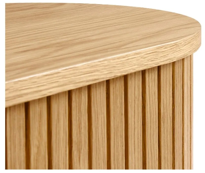 Natúr színű TV-állvány tölgyfa dekorral 56x180 cm Nola – Unique Furniture