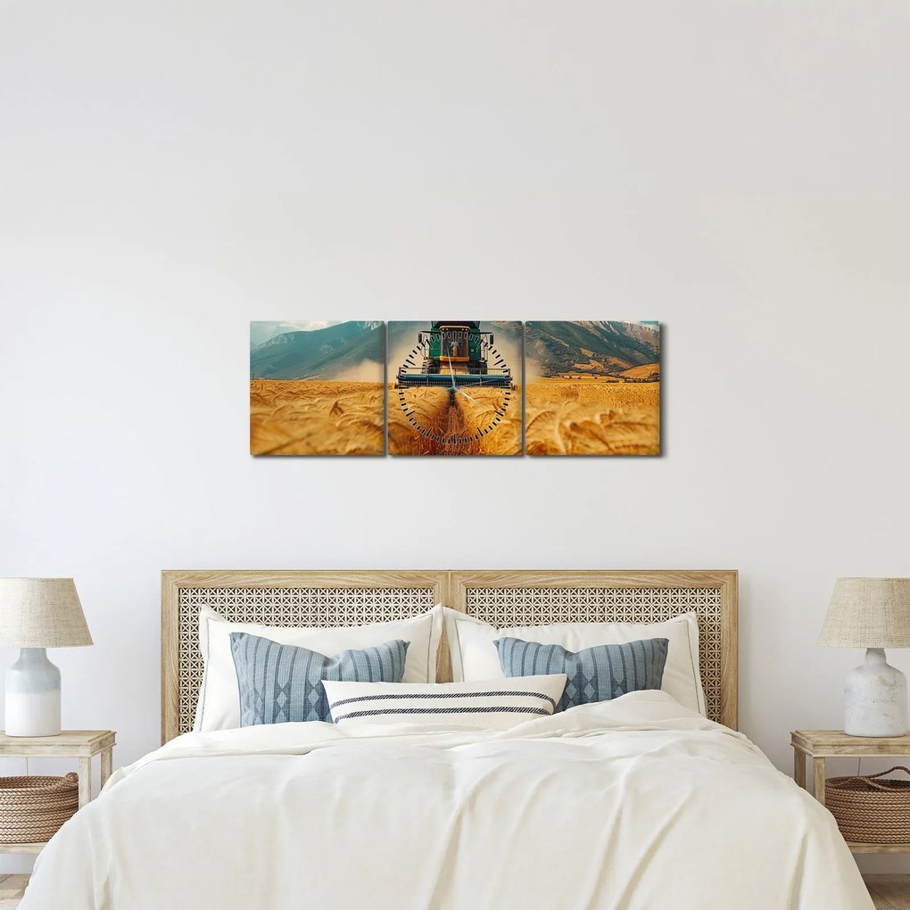 Kép - Zemedelec (órával) (90x30 cm)