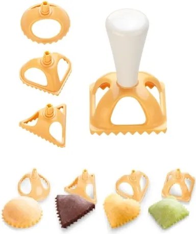 Tescoma lyukasztó ravioli gombóc formázó 4 forma