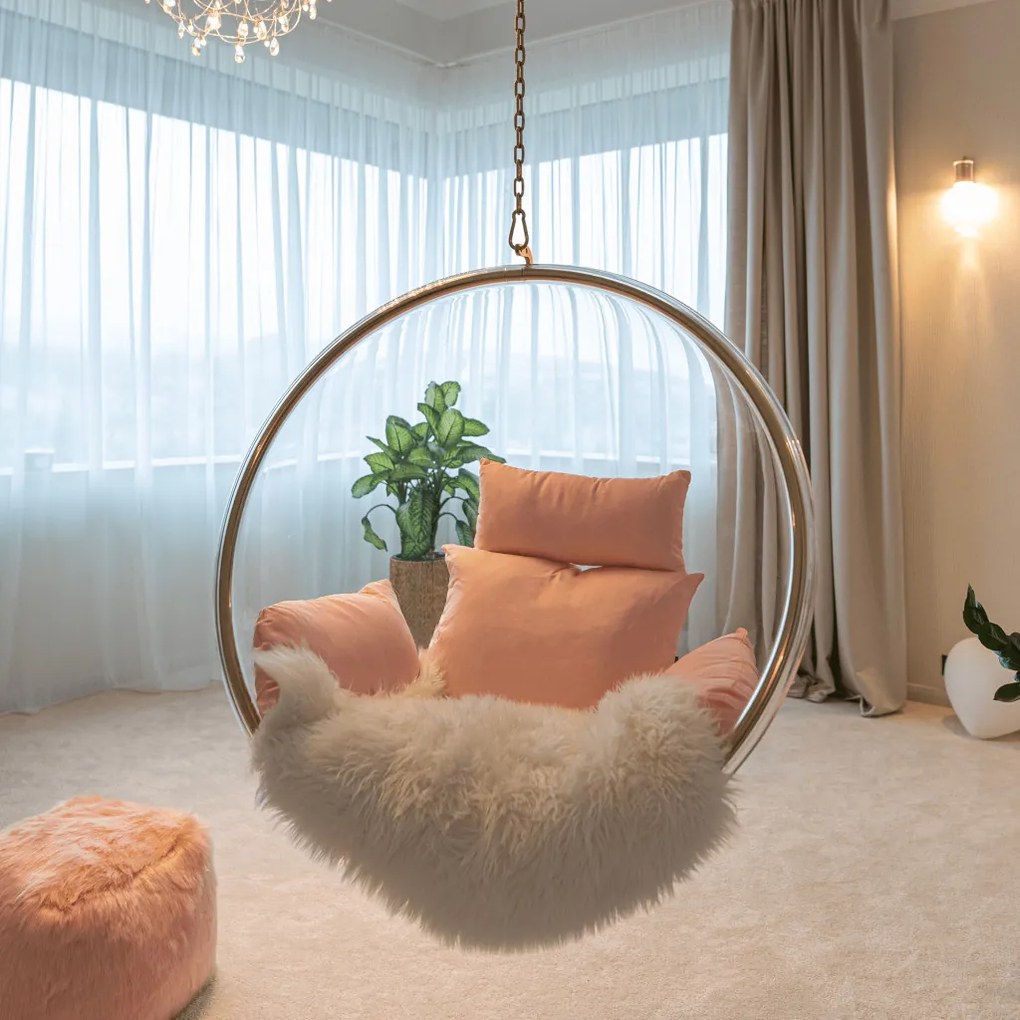 Bubble arany-rózsaszín függőfotel