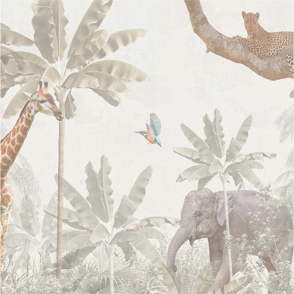 Fotótapéta Flizelin Dekoratív Iroda Trópusi oázis 250x250 Ragasztó