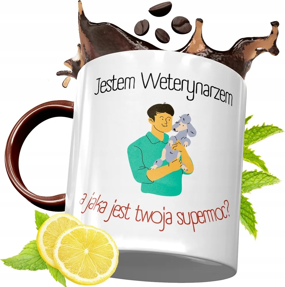 Bordó Bögre Állatorvosnak Születésnapi Ajándék fényképes nyomtatással