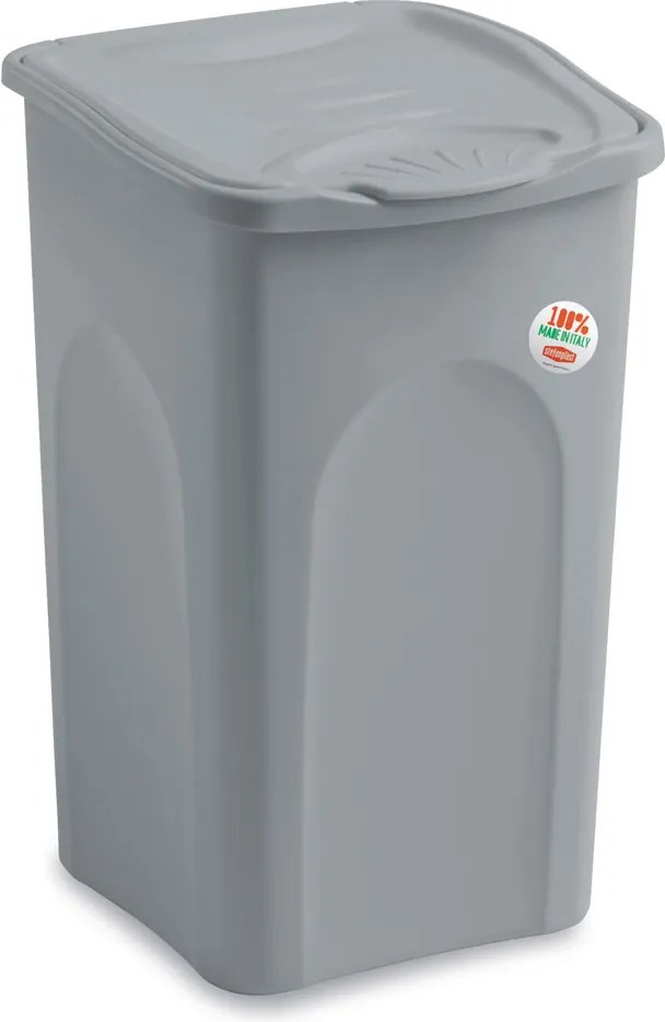 STEFANPLAST Primavera szennyeskosár 50 L, szürke