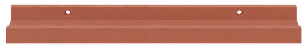 Falpolc polcokkal tárolóval 4 pcs Piros 40 x 9 x 3 cm Faanyag