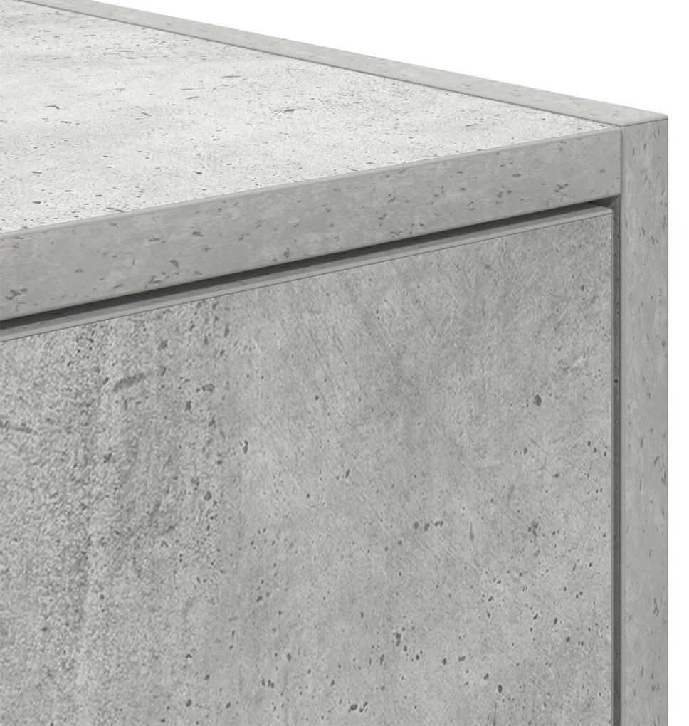 TV Szekrény Betongrey 100x31x25,5 cm Szerelt Fa