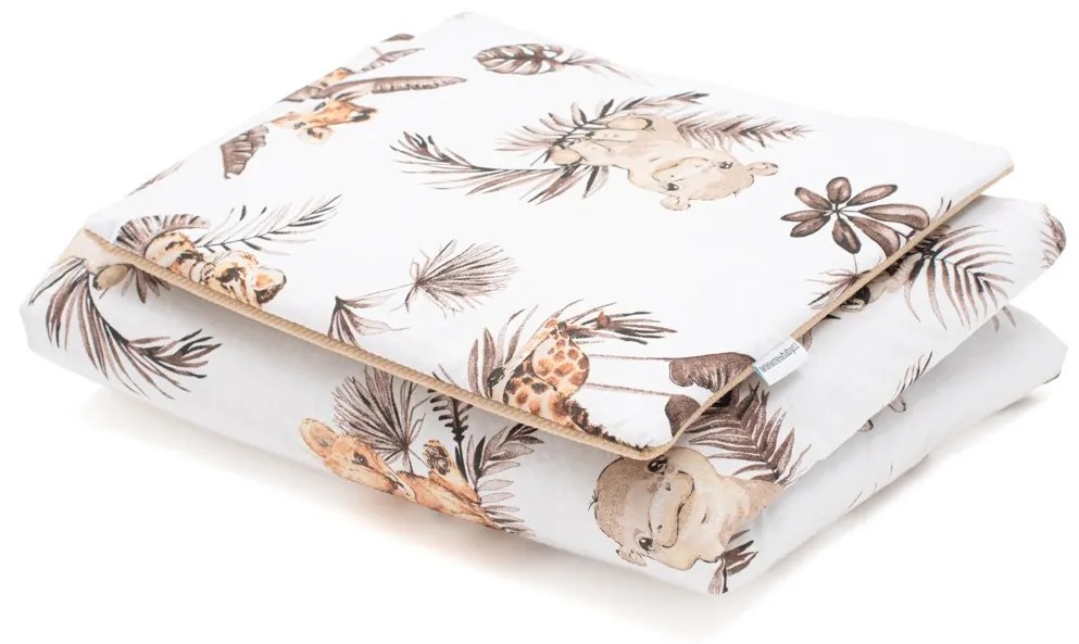 Kétoldalas együttes Velvet és pamut New Baby babakocsiba Safari