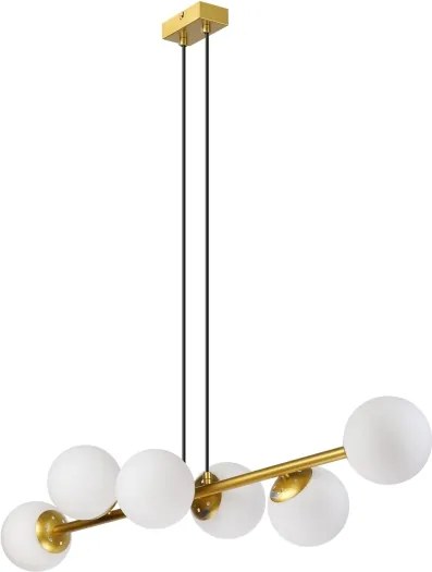 Brilagi - Kábeles csillár MALONY 6xE14/20W/230V arany
