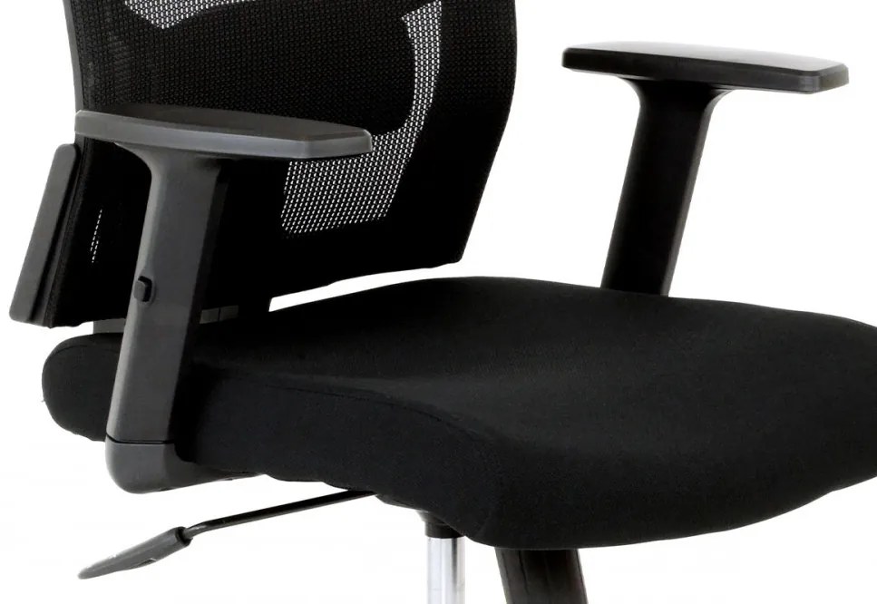 Scaun de birou ergonomic pivotant cu spătar, negru Ka-B1013
