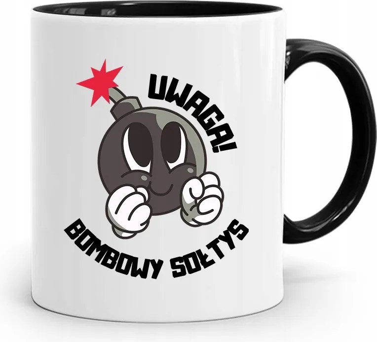 Soltész Bögre Fekete Soltész Aki Többet Tud fényképes nyomattal