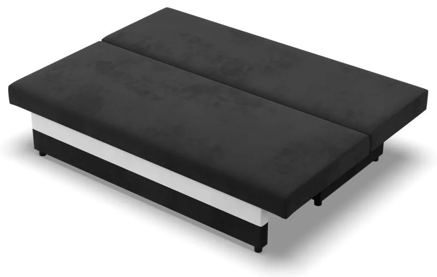 Sony kanapé, szövet anyag, hab töltet, fekete - fehér