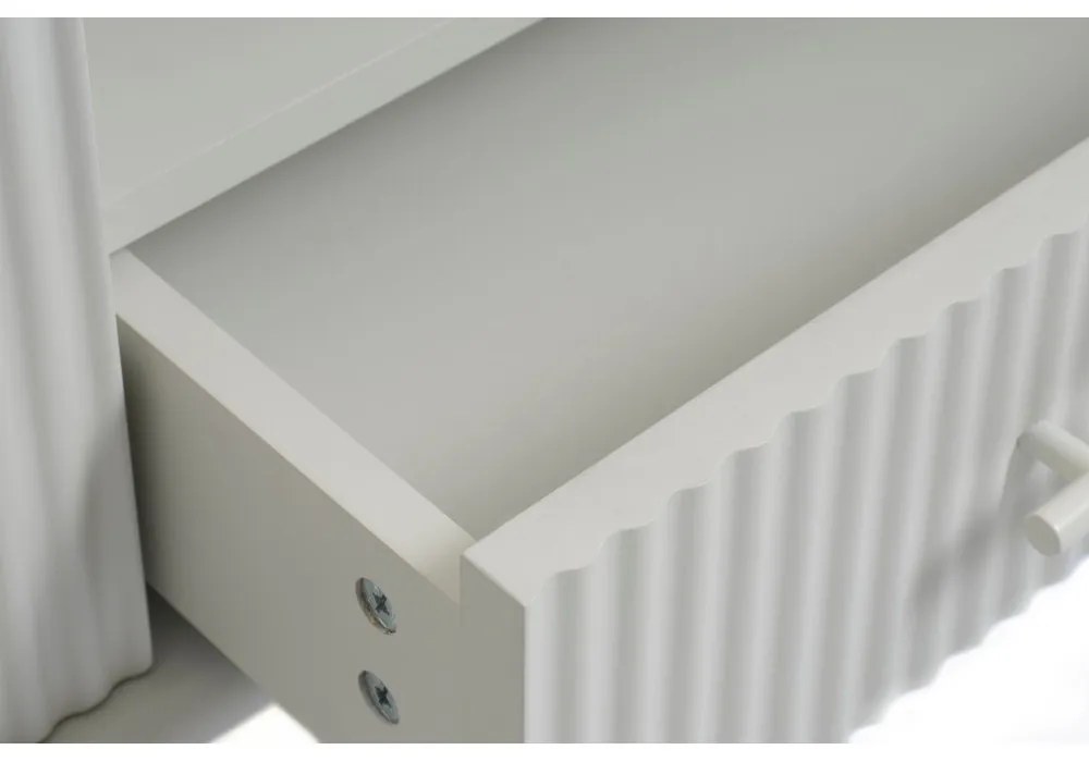 Szürke TV-állvány 140x50x45 cm Palma – Unique Furniture