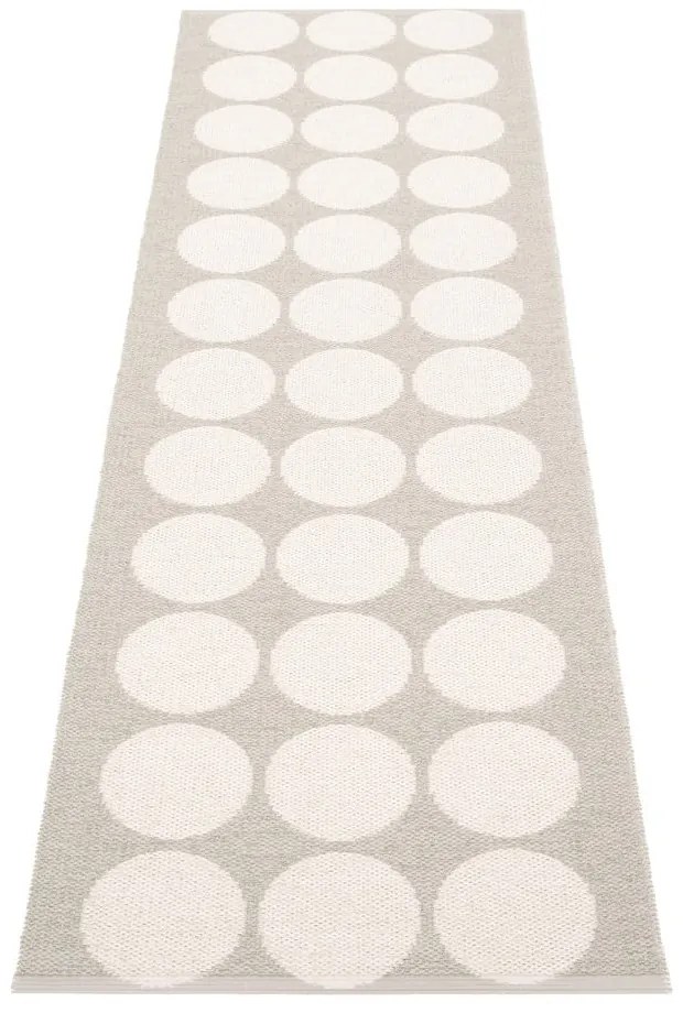 Bézs-krémszínű kültéri-beltéri futószőnyeg 70x240 cm Hugo Linen Vanilla – Pappelina