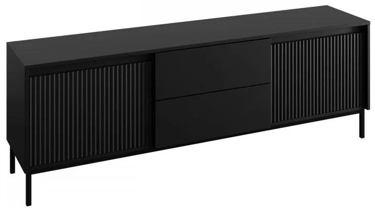 TV szekrény Somkera 2K2SZ (fekete) . 1106261