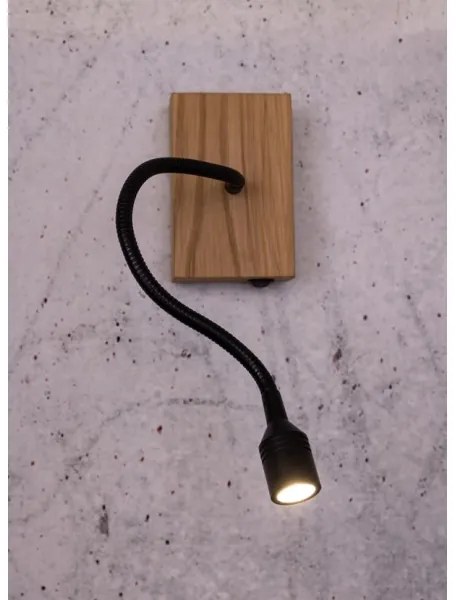 Spot-Light 5721174 - LED fali lámpa LECTOR LED/2,5W/230V tölgy