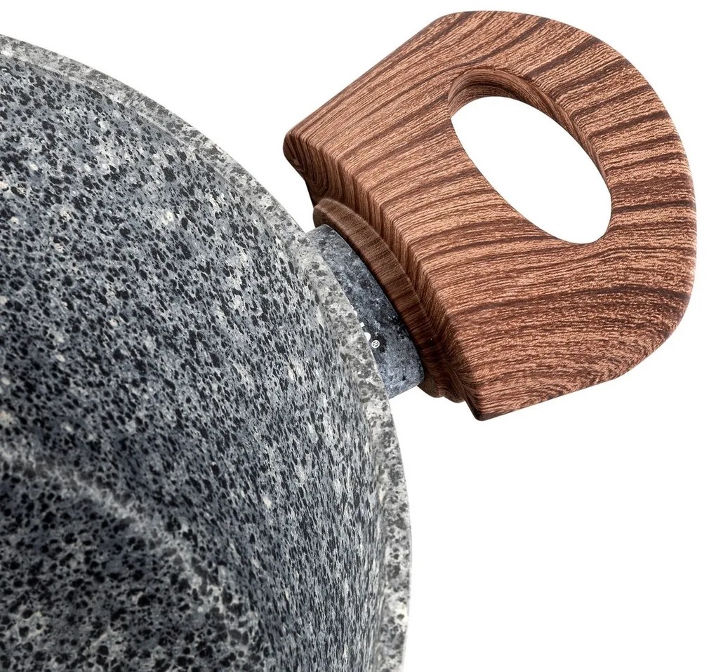 Florina Master MG edény fedővel , 28 cm, 6,1 l, szürke, 28 cm átmérőjű