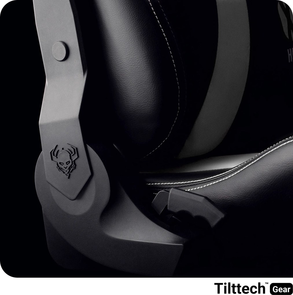 Gamer szék műbőr Normal Size, fekete-fehér: Diablo X-Horn 2.0