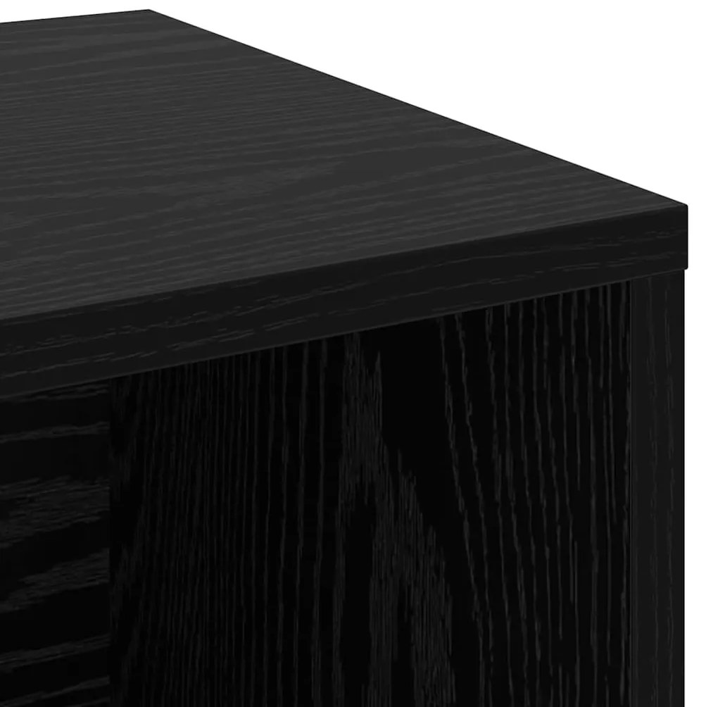 Cipőpad polcokkal Egyéb Musta tammi 103 x 30 x 54.5 cm Faanyag