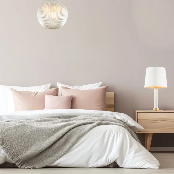 Argon 8540 - Asztali lámpa HAMPTON 1xE27/15W/230V fehér