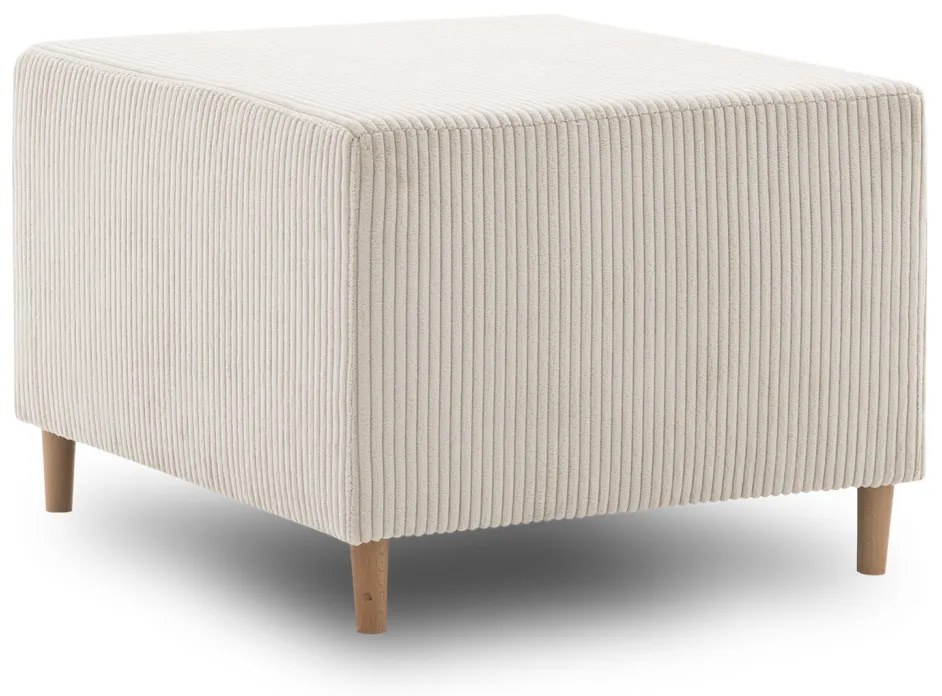 Fireze puff, kordbársony, bézs