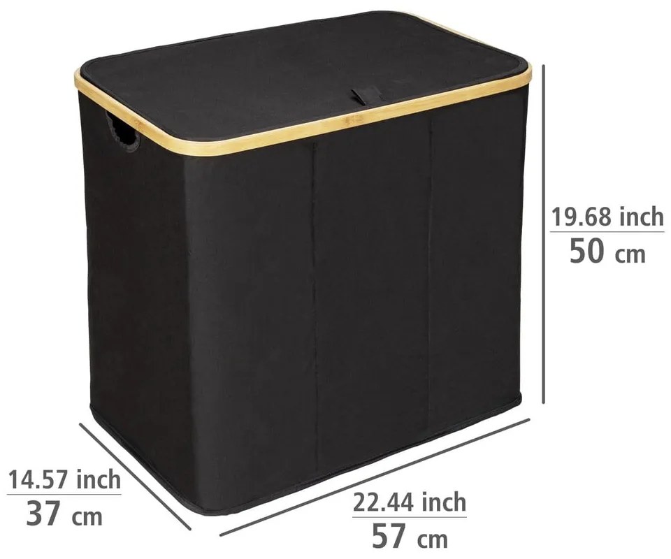 Textil szennyeskosár 105 l Trio Ecori – Wenko