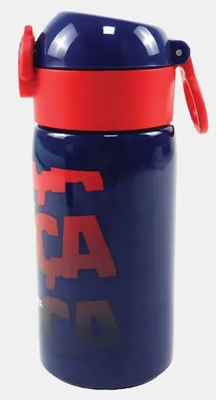 FC Barcelona Barca alumínium szívószálas kulacs 500 ml